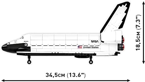 COBI Navette Spatiale Atlantis + Enfant + Anniversaire + Éducation + Grande Taille (160pcs) + Spaceship Toy